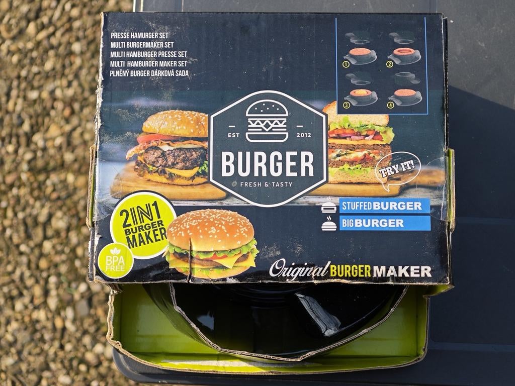 2-in-1 Burger Maker - Hamburgerpers - Stuffed Burger, Ophalen of Verzenden, Nieuw