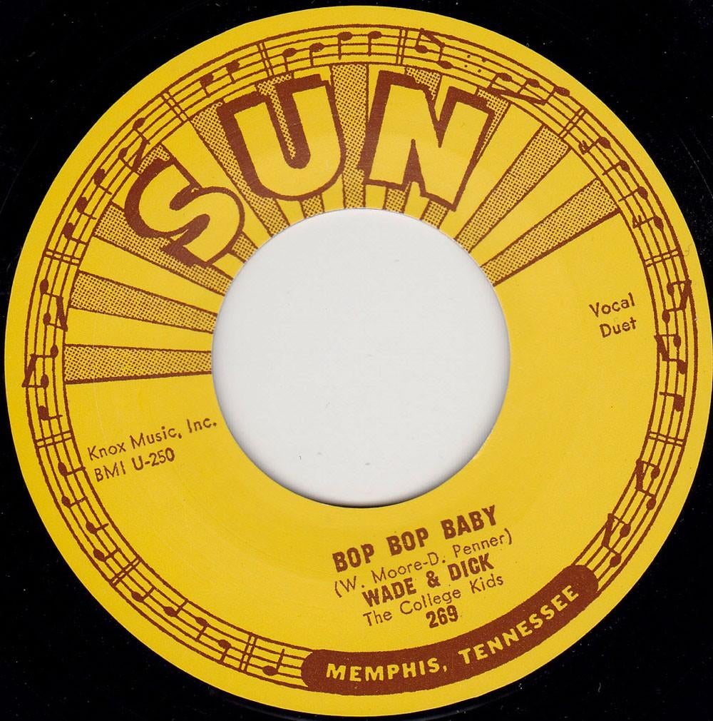 Wade & Dick - Bop Bop Baby ( rockabilly ) 7"45, 7 inch, Single, Ophalen of Verzenden, Pop