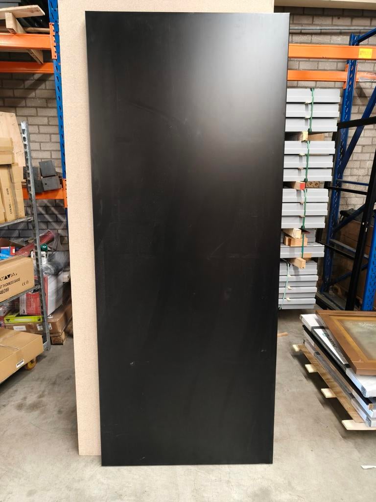 Nieuwe zwarte staal look binnendeur vol spaan afm 93x231,5 c, Ophalen, 80 tot 100 cm, 215 cm of meer, Binnendeur