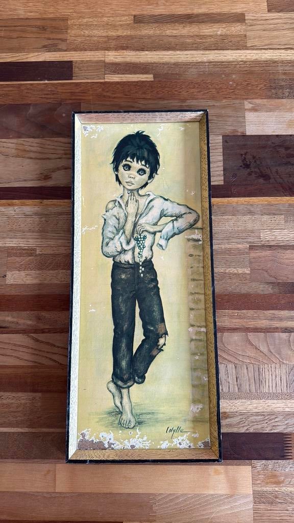 “Zigeunermeisje” 17x45cm, Ophalen
