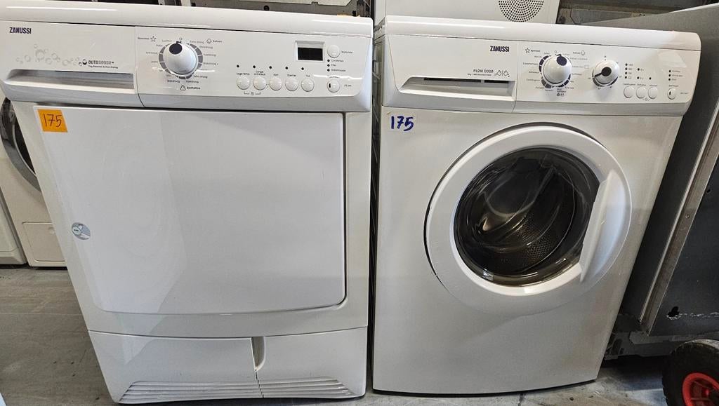 Zanussi wasmachine en droger set of los te koop, Witgoed en Apparatuur, Ophalen, 1200 tot 1600 toeren, Gebruikt, Info@zanussi.com