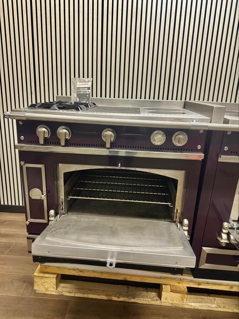 Prachtige Luxe La Cornue 3 pits + coupe de feu 4 zones 180cm, 60 cm of meer, Grill, Ophalen of Verzenden, Zo goed als nieuw