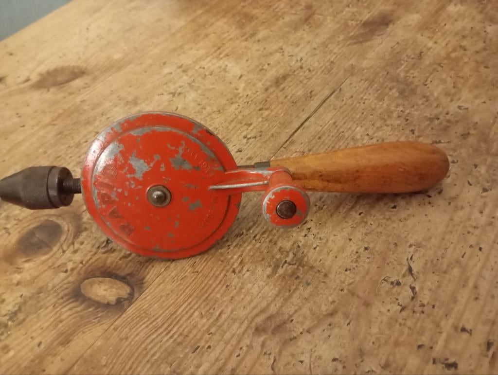 Vintage Gereedschap RAPID Handboor England, Ophalen of Verzenden