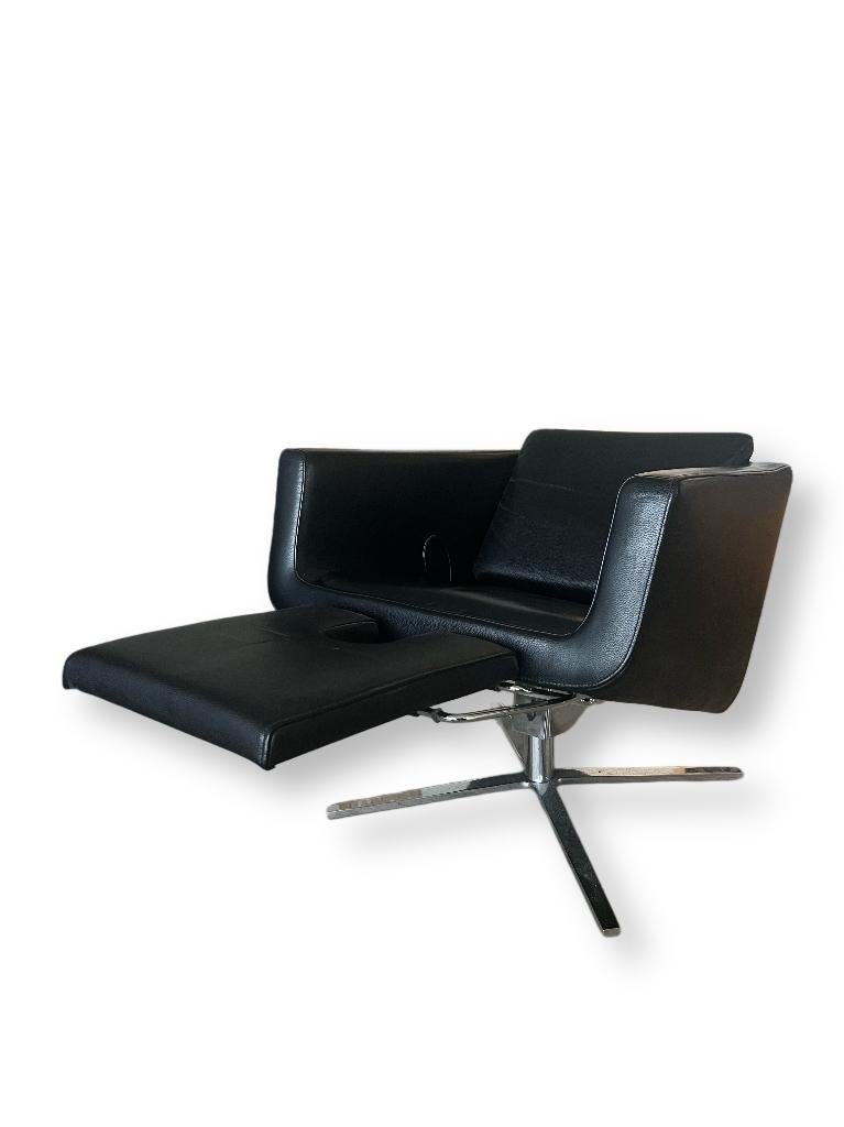 FSM Pavo Relax fauteuil leer - p/stk, Huis en Inrichting, Ophalen, Zo goed als nieuw, 50 tot 75 cm, Leer