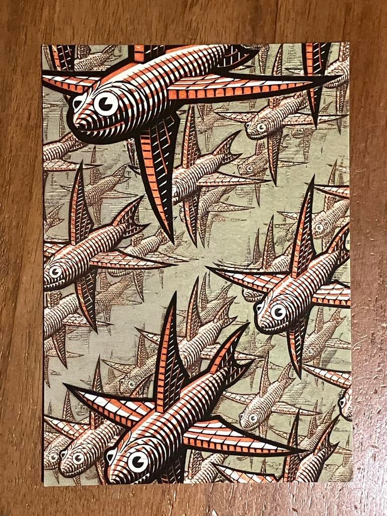 M.C. Escher - Diepte, oktober 1955, Verzamelen, Ansichtkaarten | Themakaarten, Ongelopen, 1980 tot heden, Sterren en Beroemdheden