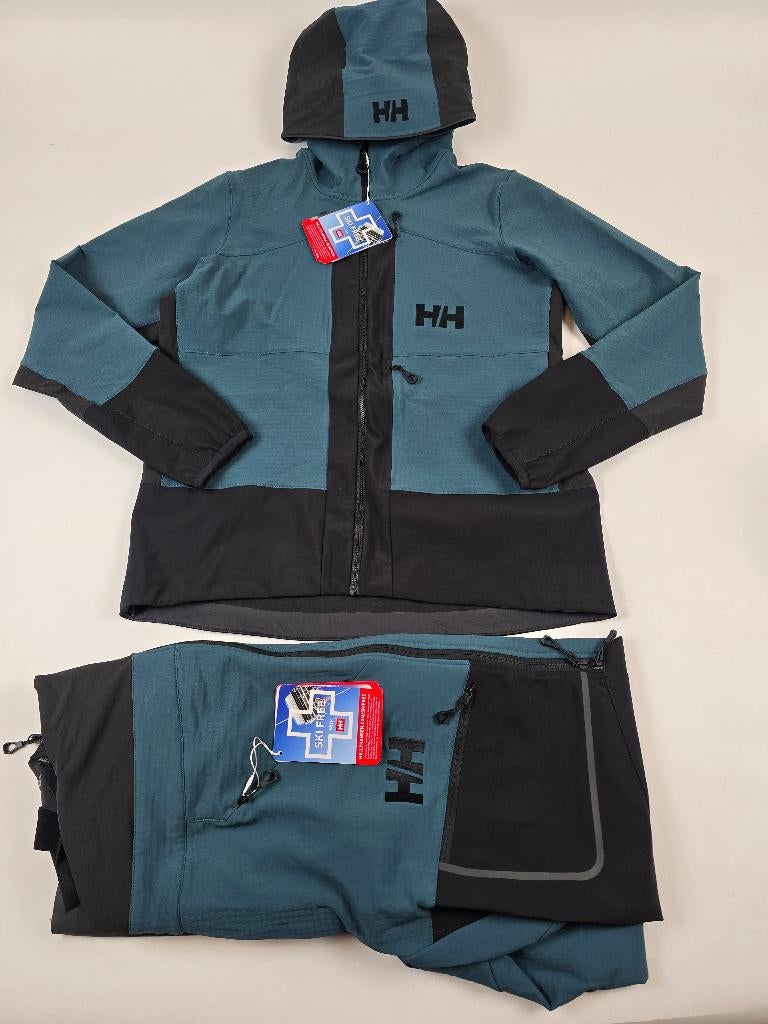 Helly Hansen Odin softshell bc dark creek skipak XL, Kleding | Heren, Wintersportkleding, Ophalen of Verzenden, Zo goed als nieuw