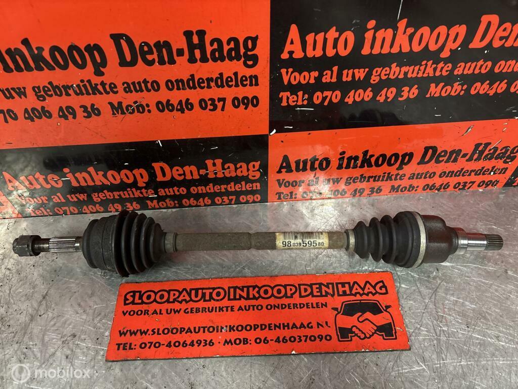 Citroen C3 Peugeot ('02-'12) 1.4/1.6 Aandrijfas Links, Auto-onderdelen, Gebruikt, Citroën, Ophalen of Verzenden, Citroen