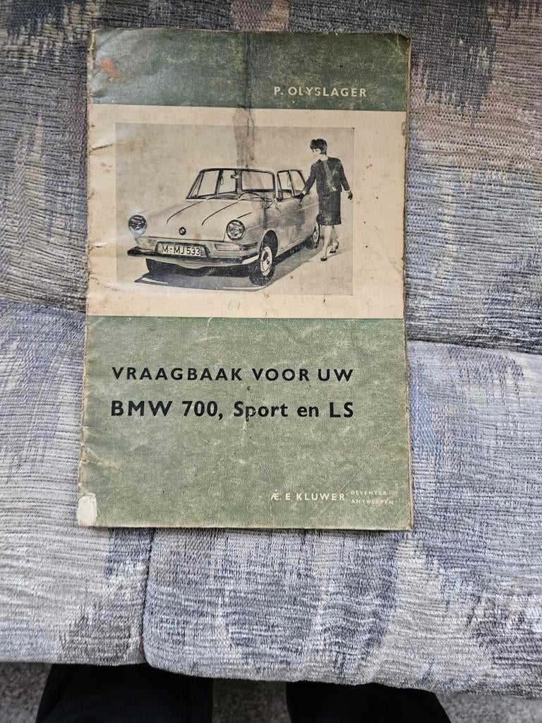 Originele vraagbaak / handleiding voor de BMW 700, 700 Sport, Ophalen of Verzenden