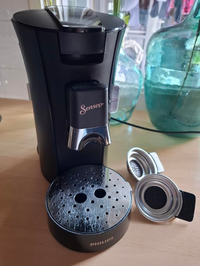 Philips Senseo Select Koffiemachine zwart of metaal., Ophalen, Gebruikt, Koffiemachine, 4 tot 10 kopjes