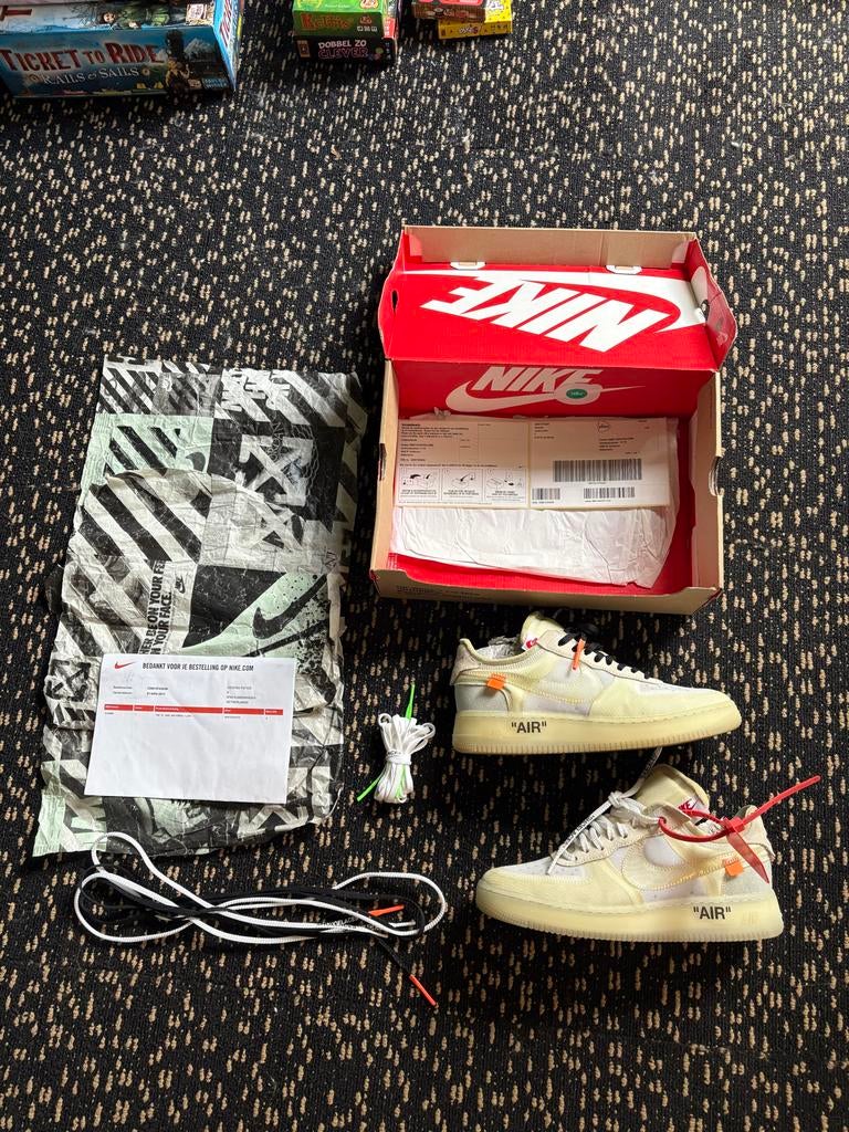Nike x Off white air force 1 The Ten 41, Kleding | Heren, Schoenen, Ophalen of Verzenden, Wit