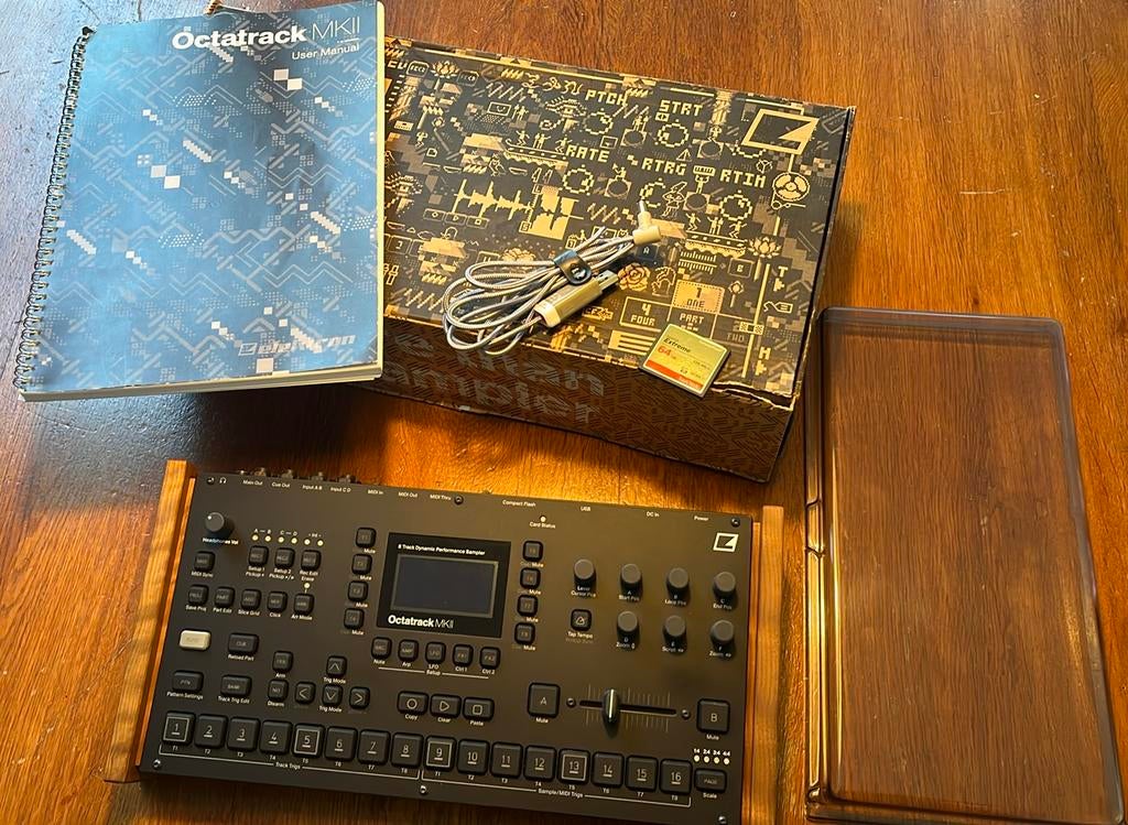 Elektron Octatrack mkII +decksaver +veel extra’s, Muziek en Instrumenten, Samplers, Gebruikt, Ophalen