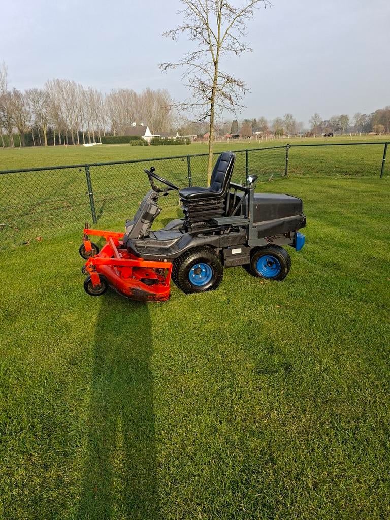 Kubota Diesel Zitmaaier - Betrouwbaar en Krachtig, Tuin en Terras, Grasmaaiers, Gebruikt, 50 cm of meer, Cirkelmaaier, Elektrische starter