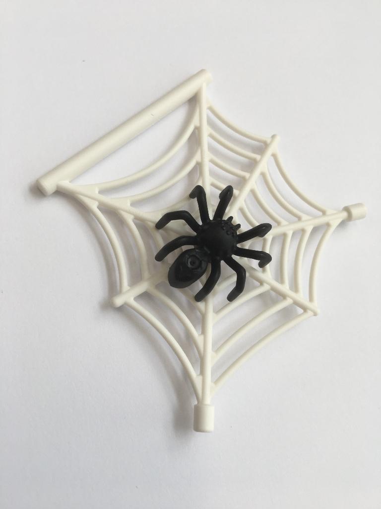 Lego nieuw witte spinnenweb met zwarte spin, Ophalen of Verzenden, Nieuw, Losse stenen, Lego