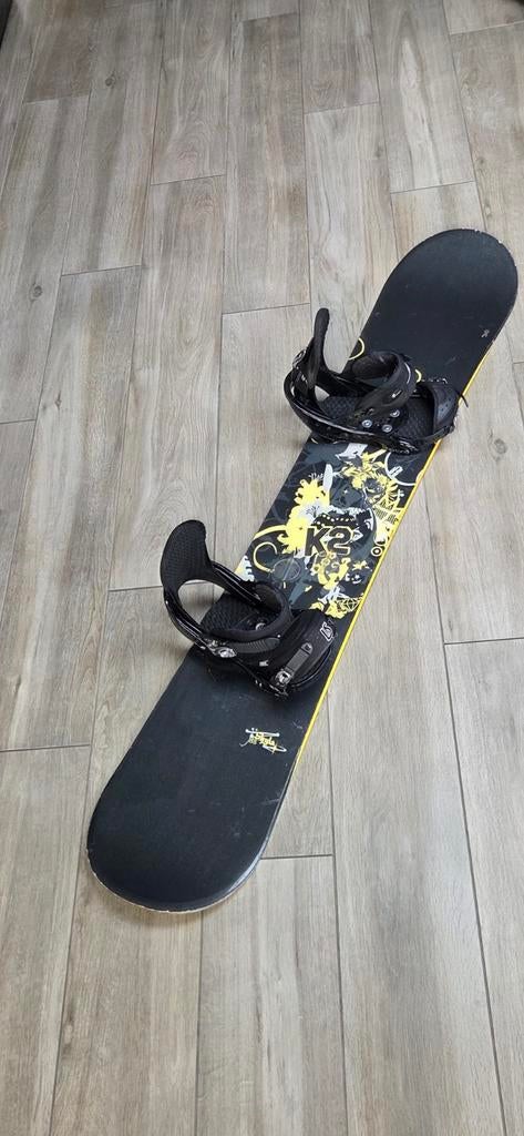 Snowboard K2 155 Burton met tas, Sport en Fitness, Snowboarden, Ophalen of Verzenden, Gebruikt, Board