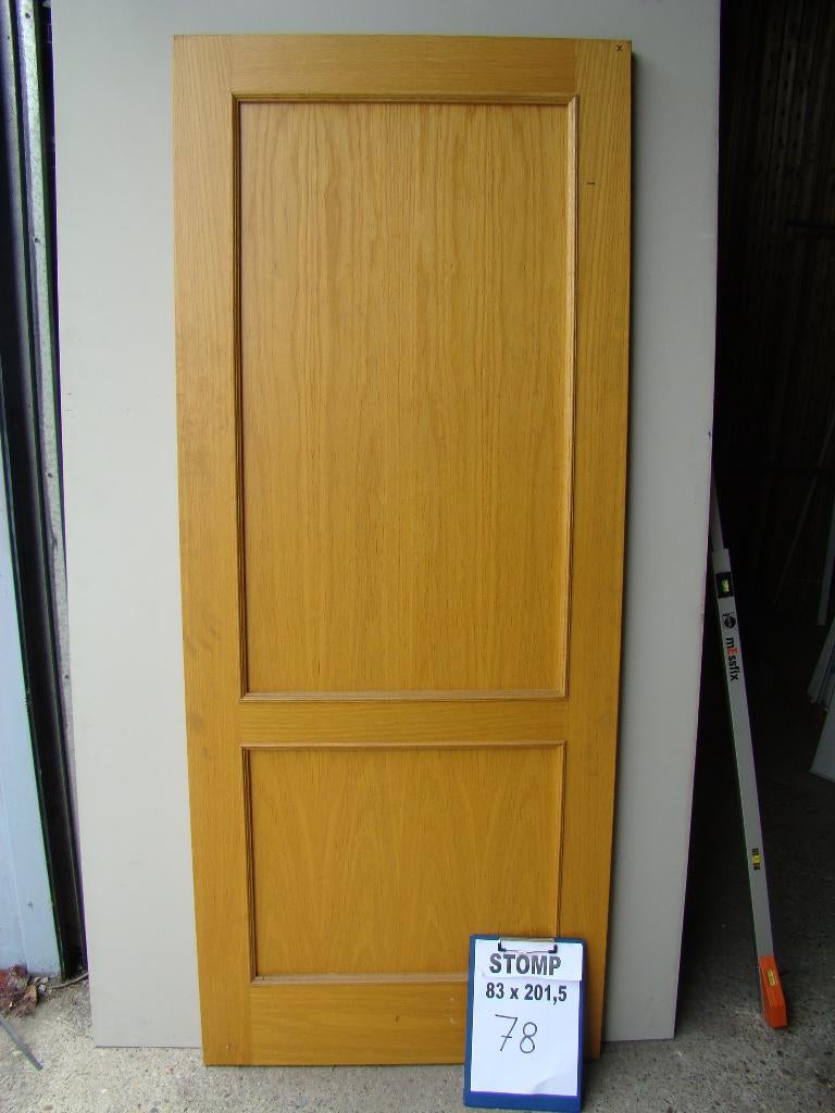 EIKEN FINEER showroom sale deur binnendeur 83x201,5 stomp, Ophalen, Nieuw, Binnendeur, 200 tot 215 cm