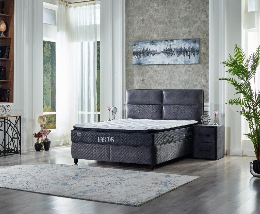 Boxspring Focus 2 persoons 180 x 200, Ophalen, Zouavenstraat 6 Den bosch (let op geen bezoek adres), 180 cm, 200 cm
