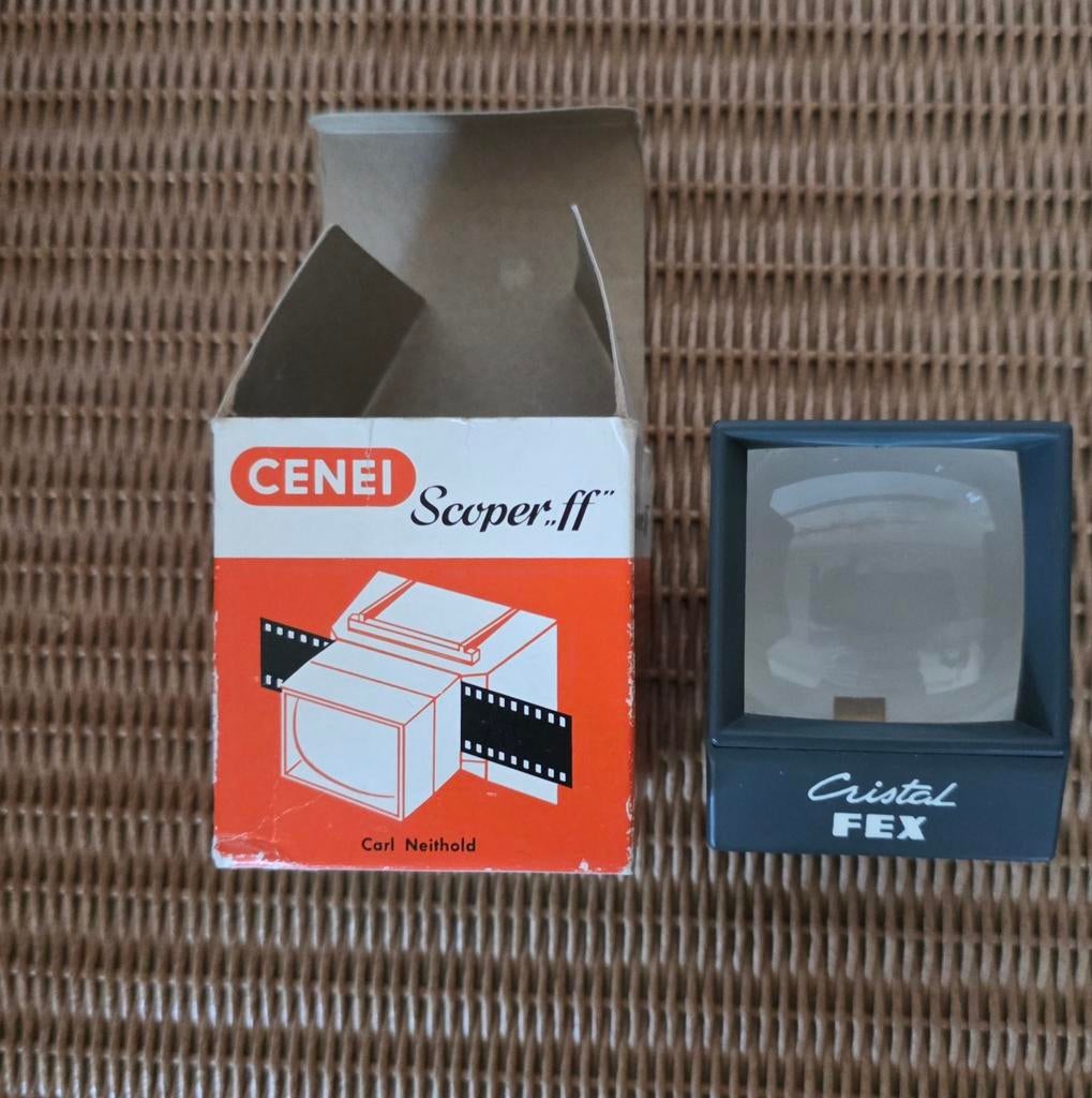 Dia viewer met licht Cenei Scooper, Audio, Tv en Foto, Diaprojectors, Ophalen, Gebruikt, Met scherm