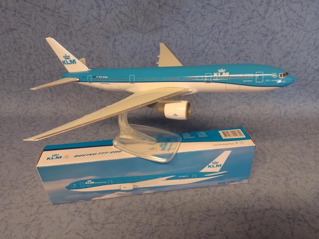 Boeing 777-200 KLM (nieuw), Verzamelen, Schaalmodel, ., Nieuw, Ophalen of Verzenden