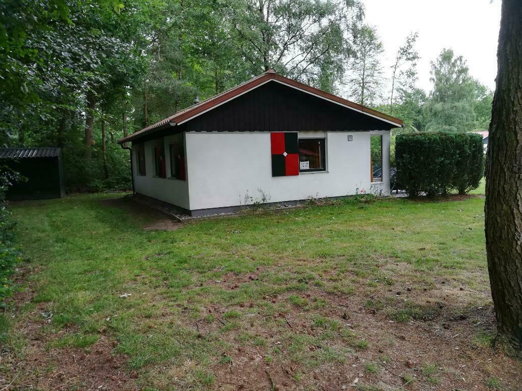 Te huur vakantiebungalow Hunzebergen, Exloo, In bos, Recreatiepark, Chalet, Bungalow of Caravan, Huisdier toegestaan