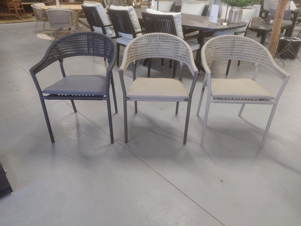 Sienna Stoelen 4 Seasons - Terre Latte & Antraciet, Kunststof, Nieuw, Buitenweg 5, 5421 LK Gemert, Ophalen of Verzenden