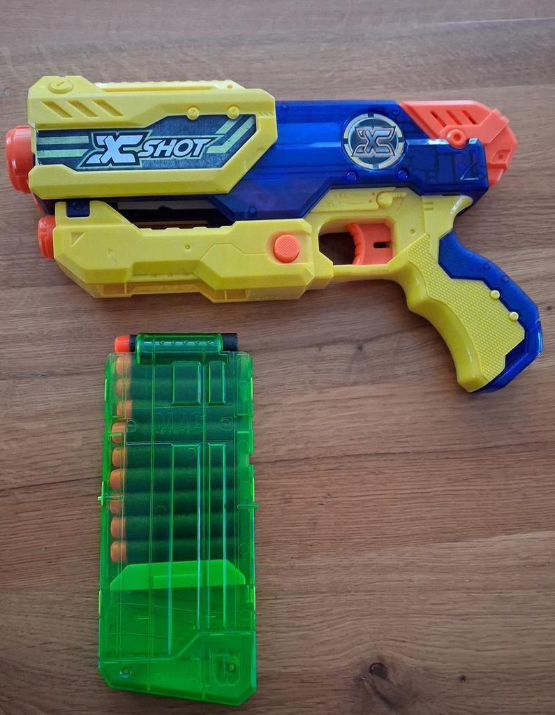 Nerf X Shot Clip Blaser Small, Ophalen of Verzenden, Gebruikt
