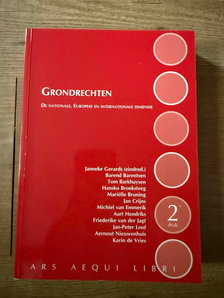 Grondrechten: Nationale, Europese en Internationale Dimensie, Boeken, Studieboeken en Cursussen, Ophalen of Verzenden, Alpha, Zo goed als nieuw