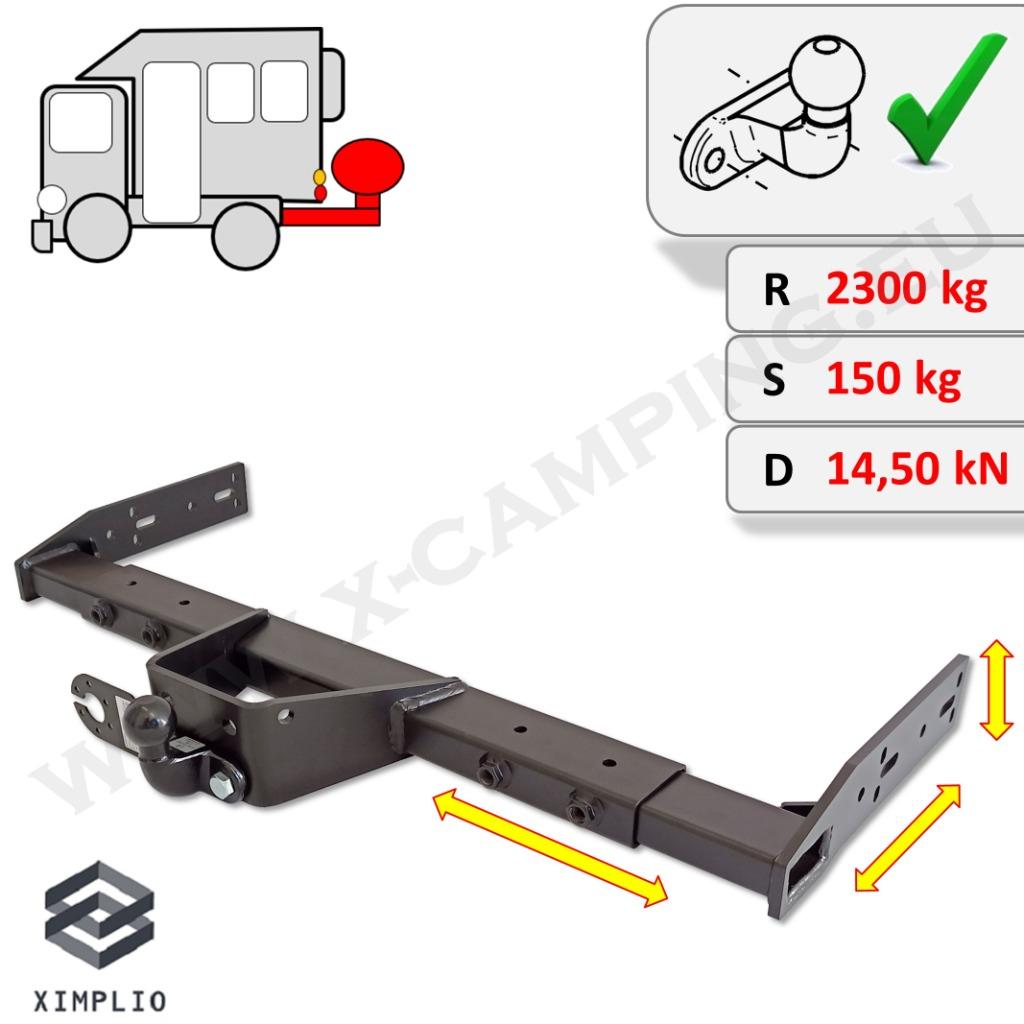Trekhaak voor camper voor Carado Dethleffs Eura, Auto-onderdelen, Verzenden, Nieuw