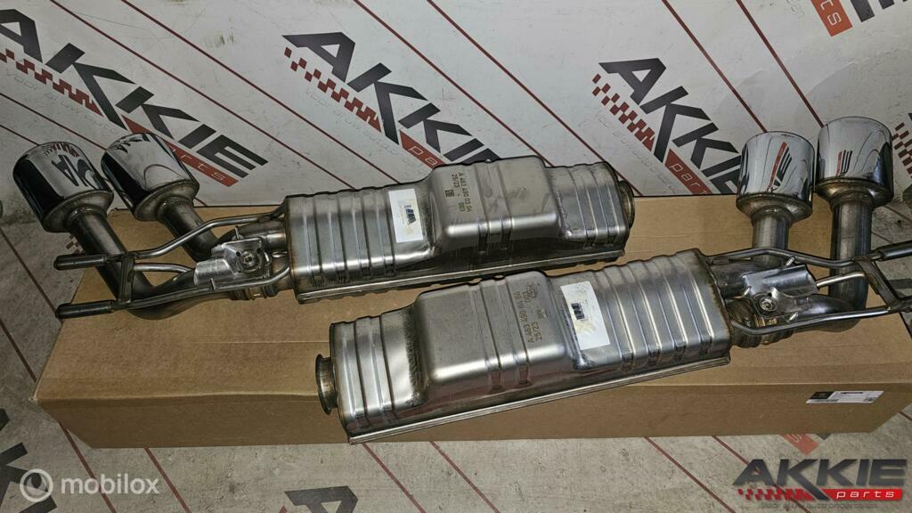 Mercedes G63 amg Uitlaat einddemper links/rechts A4634900404, Ophalen of Verzenden, Gebruikt