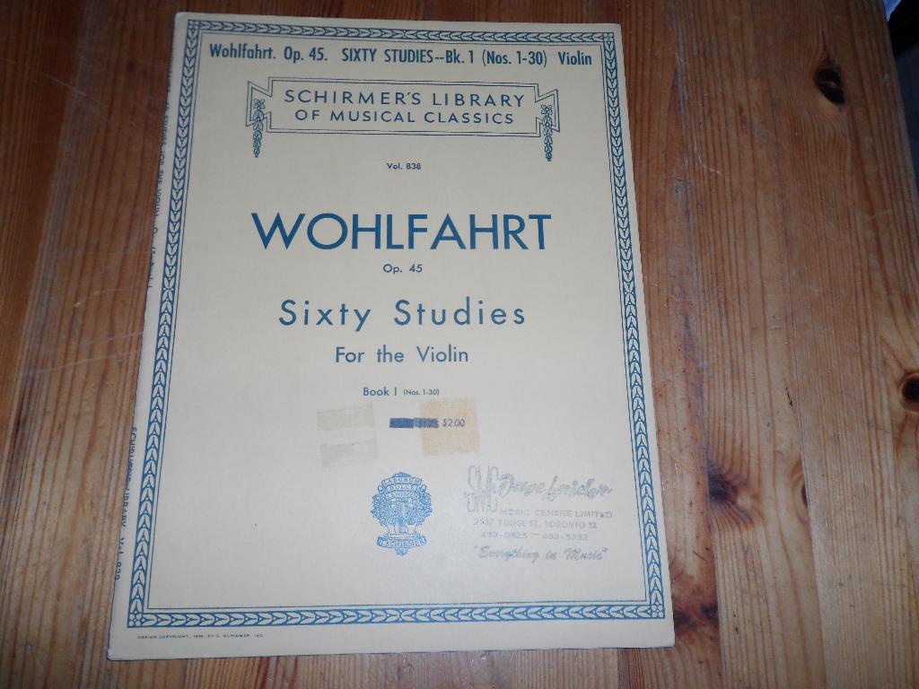 Wohlfahrt, Gebruikt, Klassiek, Ophalen of Verzenden, Viool of Altviool