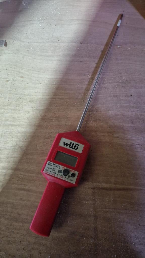 Wile 27 digitale vochtigheidsmeter sonde voor hooi stro kuil, Ophalen of Verzenden, Zo goed als nieuw, Vocht of Vloeistof