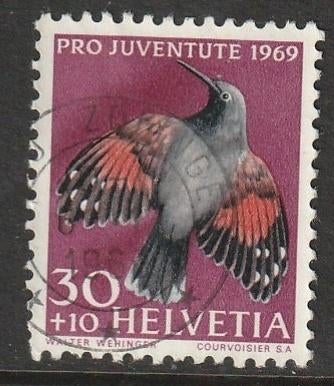 Zwitserland 1969 916 Pro Juventute 30c, Gest, Ophalen of Verzenden, Gestempeld