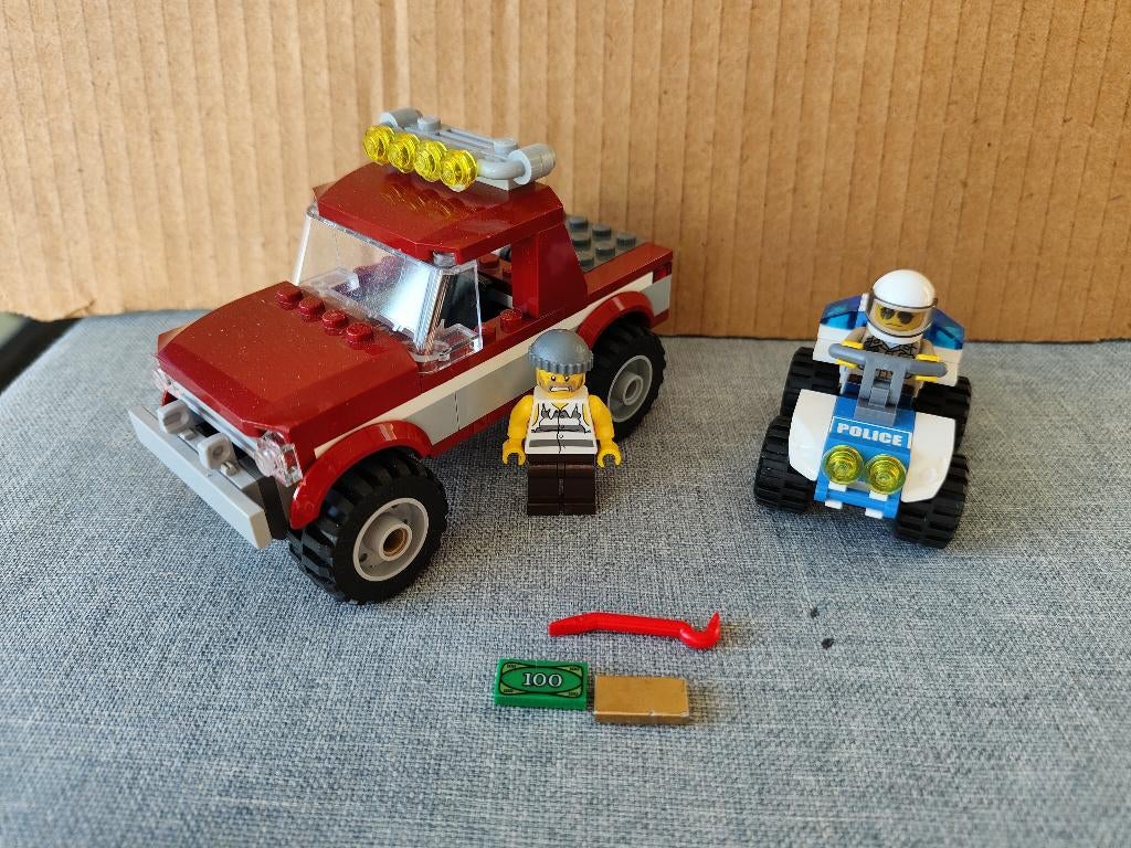 Lego 4437 Police Pursuit, Ophalen of Verzenden, Gebruikt, Complete set, Lego