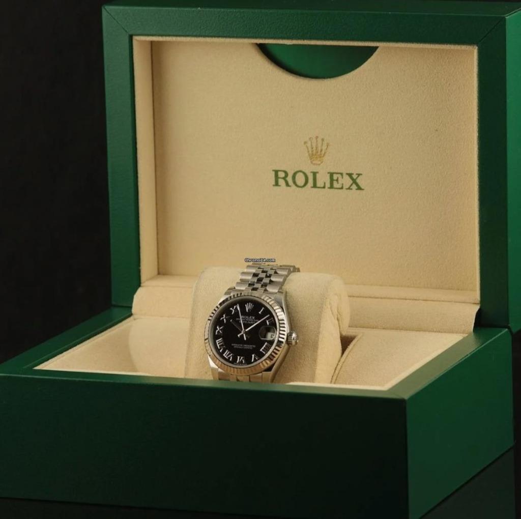 Rolex lady Datejust 31, Sieraden, Tassen en Uiterlijk, Horloges | Dames, Staal, Polshorloge, Ophalen of Verzenden, Zo goed als nieuw