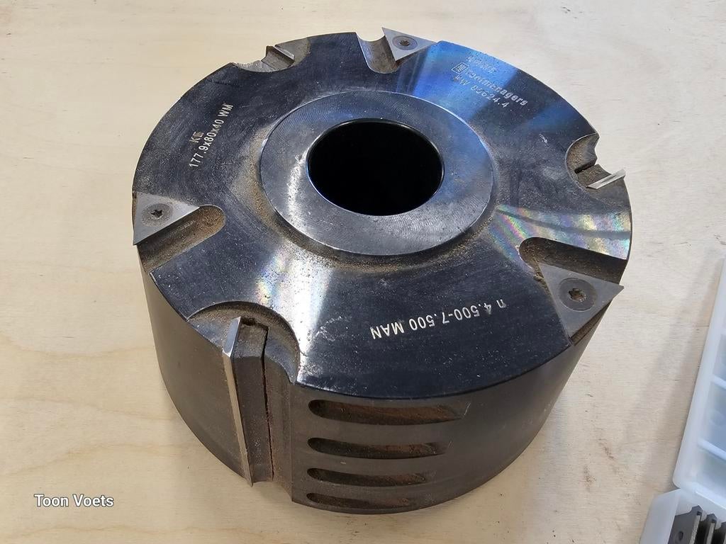 Freeskop hoge schuine kant met wisselmessen, Ophalen, Zo goed als nieuw