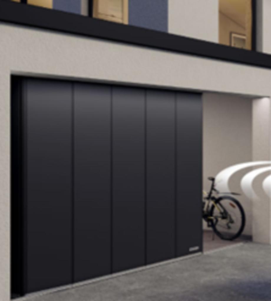 Hörmann zijdelingse sectionaal garagedeur, Ophalen, Metaal, 120 cm of meer, 215 cm of meer