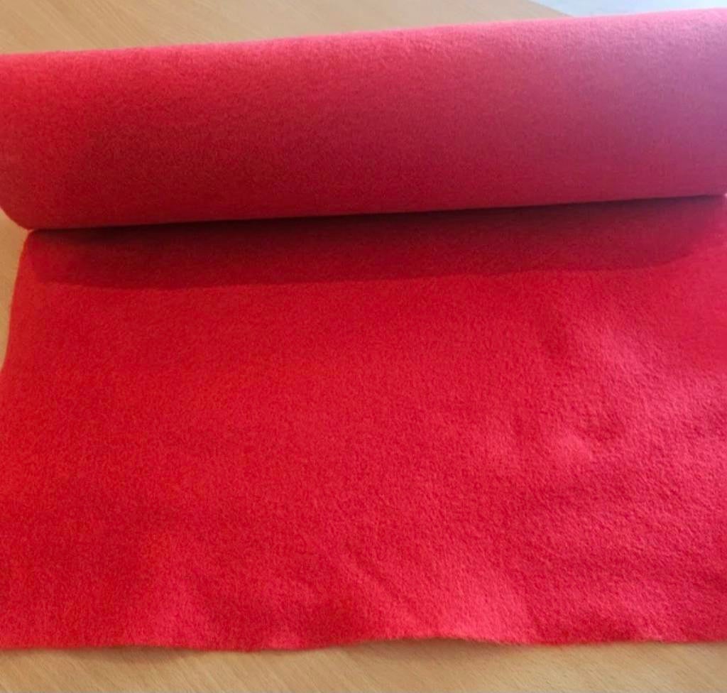 Vilt rood, Overige materialen, Nieuw, Ophalen of Verzenden, 30 tot 120 cm