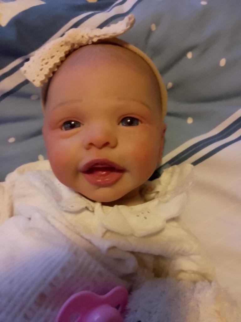 Rebornbaby levensecht, Ophalen of Verzenden, Zo goed als nieuw, Jongetje of Meisje, Deken of Dekbed