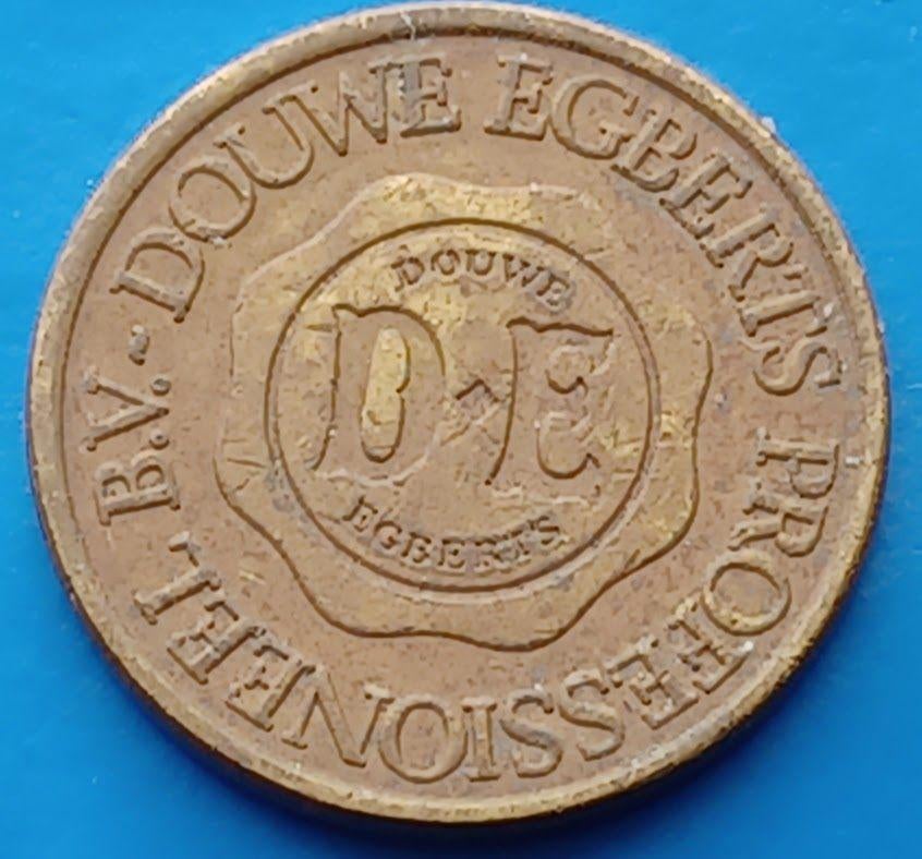 Koffiepenning Douwe Egberts PROFESSIONEEL B.V., Postzegels en Munten, Ophalen of Verzenden, Overige materialen, Nederland