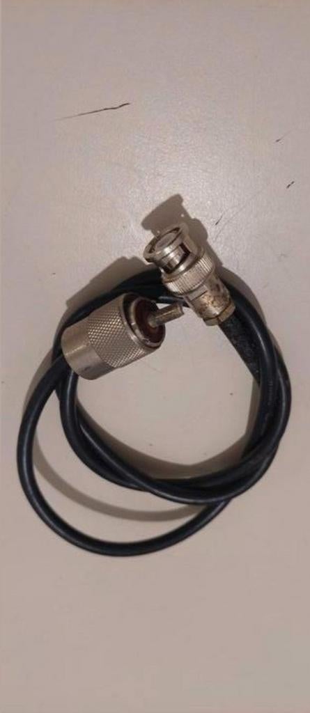 Antennekabel BNC stekker mannelijke naar UHF pl259 mannelijk, Ophalen of Verzenden, Zo goed als nieuw, Kabel of Apparatuur