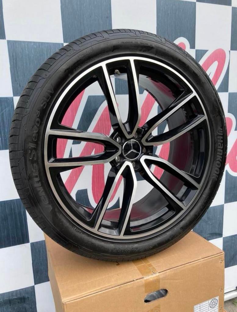 22 inch Mercedes GLE W167 velgen 5x112 + hankook banden ML, 285 mm, Banden en Velgen, Nieuw, Overige maten