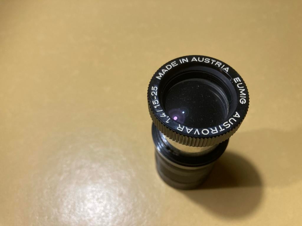 8mm Film projector lens, Ophalen, 1960 tot 1980, Projector
