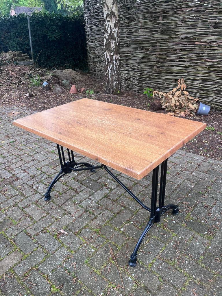 Terras tafel onderstel (ijzer) (zonder blad), Ophalen, Gebruikt, 75 cm of meer, Overige vormen