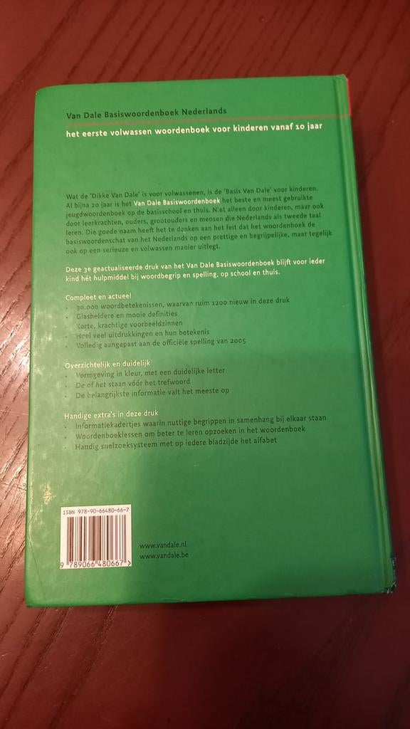 Verburg - Van Dale Basiswoordenboek Nederlands, Boeken, Kinderboeken | Jeugd | onder 10 jaar, Non-fictie, Ophalen of Verzenden