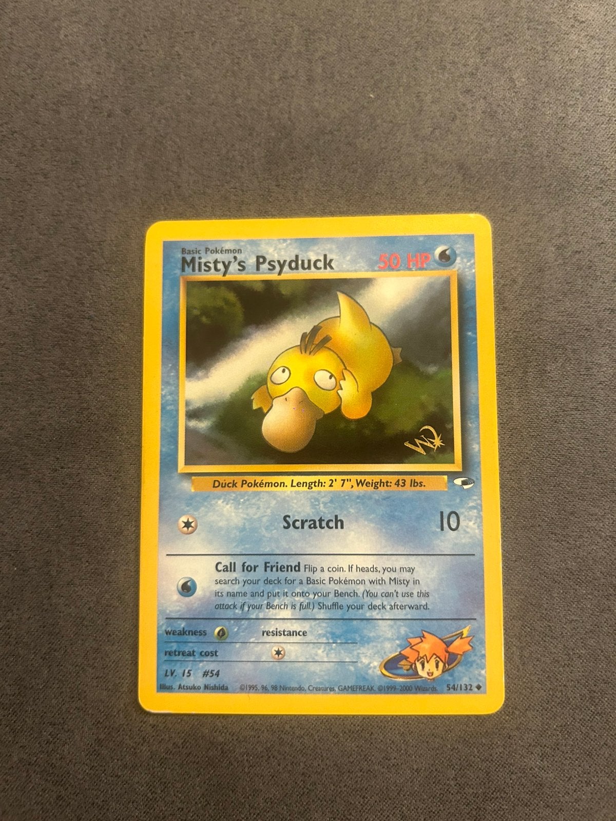 Mistys Psyduck W Stamped promo, Ophalen of Verzenden, Zo goed als nieuw