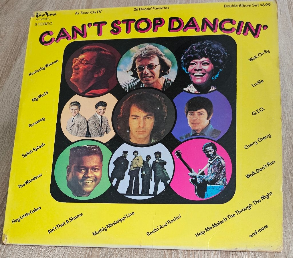 LP - various - Can't Stop Dancin' (2LP), LP, Gebruikt, Pop, Ophalen of Verzenden