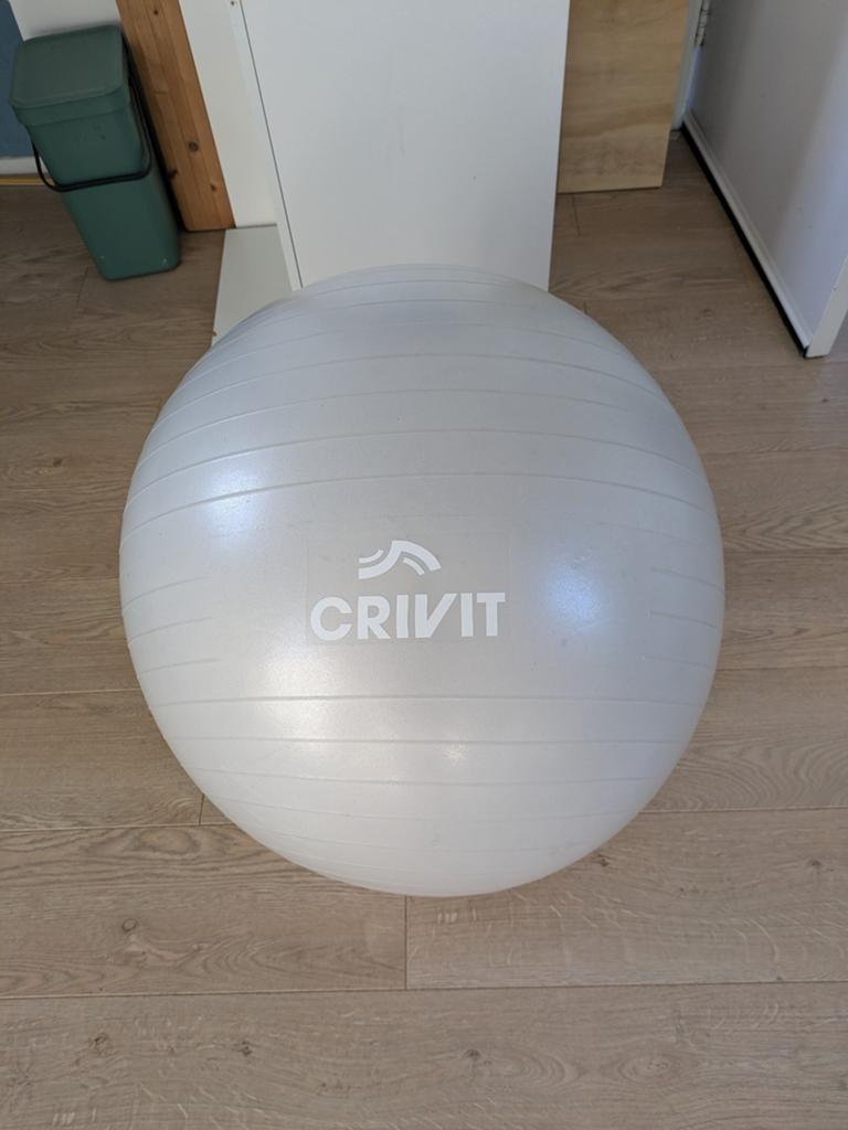 Crivit gymnastiek/fitness bal, Ophalen of Verzenden, Zo goed als nieuw, Fitnessbal