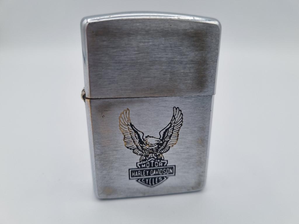 Zippo Harley Davidson 1995, Verzamelen, Rookartikelen, Aanstekers en Luciferdoosjes, Verzenden, Gebruikt, Aansteker
