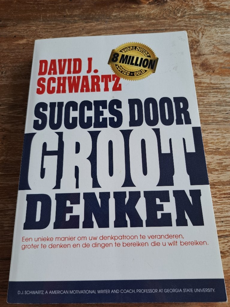 Succes door groot denken 2016, Ophalen, Gelezen, Lantaarn publishers