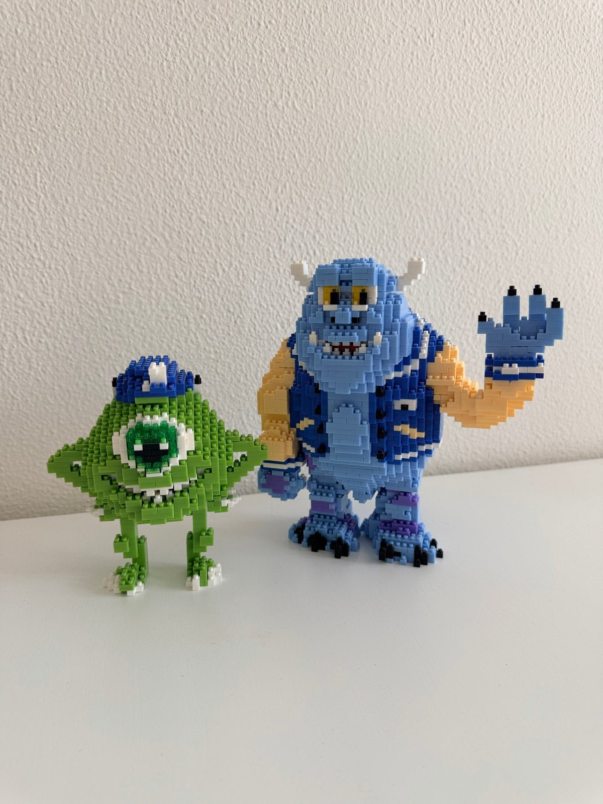 Monsters en Co. Nanoblocks - Mike en Sulley, Kinderen en Baby's, Ophalen, Zo goed als nieuw, Overige merken