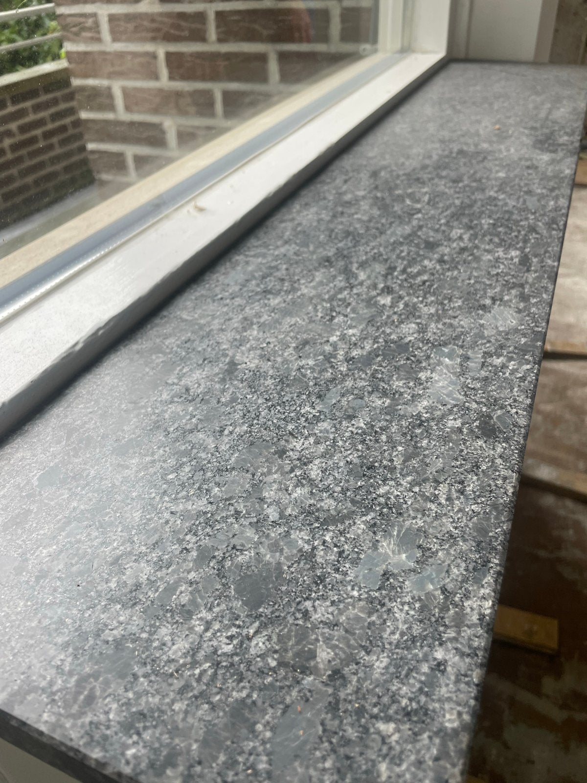 Twee hardstenen vensterbanken 100x20 cm met beugels, Ophalen, Minder dan 80 cm, 80 tot 120 cm, Overige typen